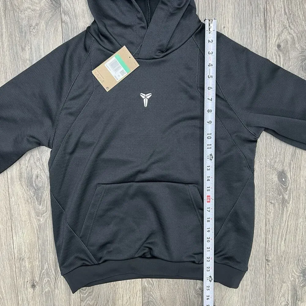 Nike Kobe Hoodie Size XL Big Kids Black White Therma Fit Pullover $52
